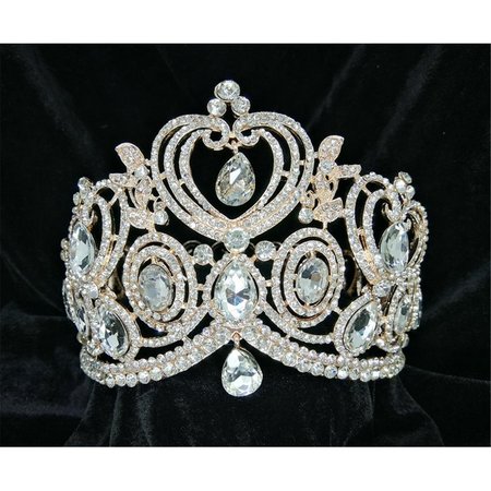 TIAN SWEET 83 oz Crown with 2 Diamond Pendant Rose Gold 34015RG